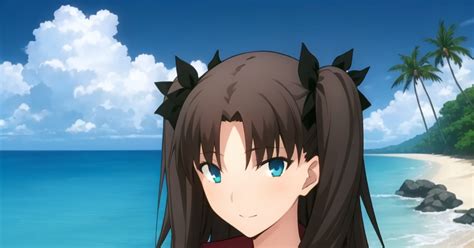 rin tohsaka bikini|Swimsuit Rin Tohsaka : r/fatestaynight .